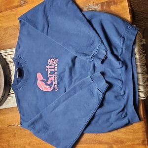 Vintage Hanes Overseized Sweatshirt GRITS Girls Raised In The South